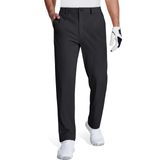 Calça Magcomsen: Vestido Preto, Cintura Expansível, Elástico Em 4 Direções