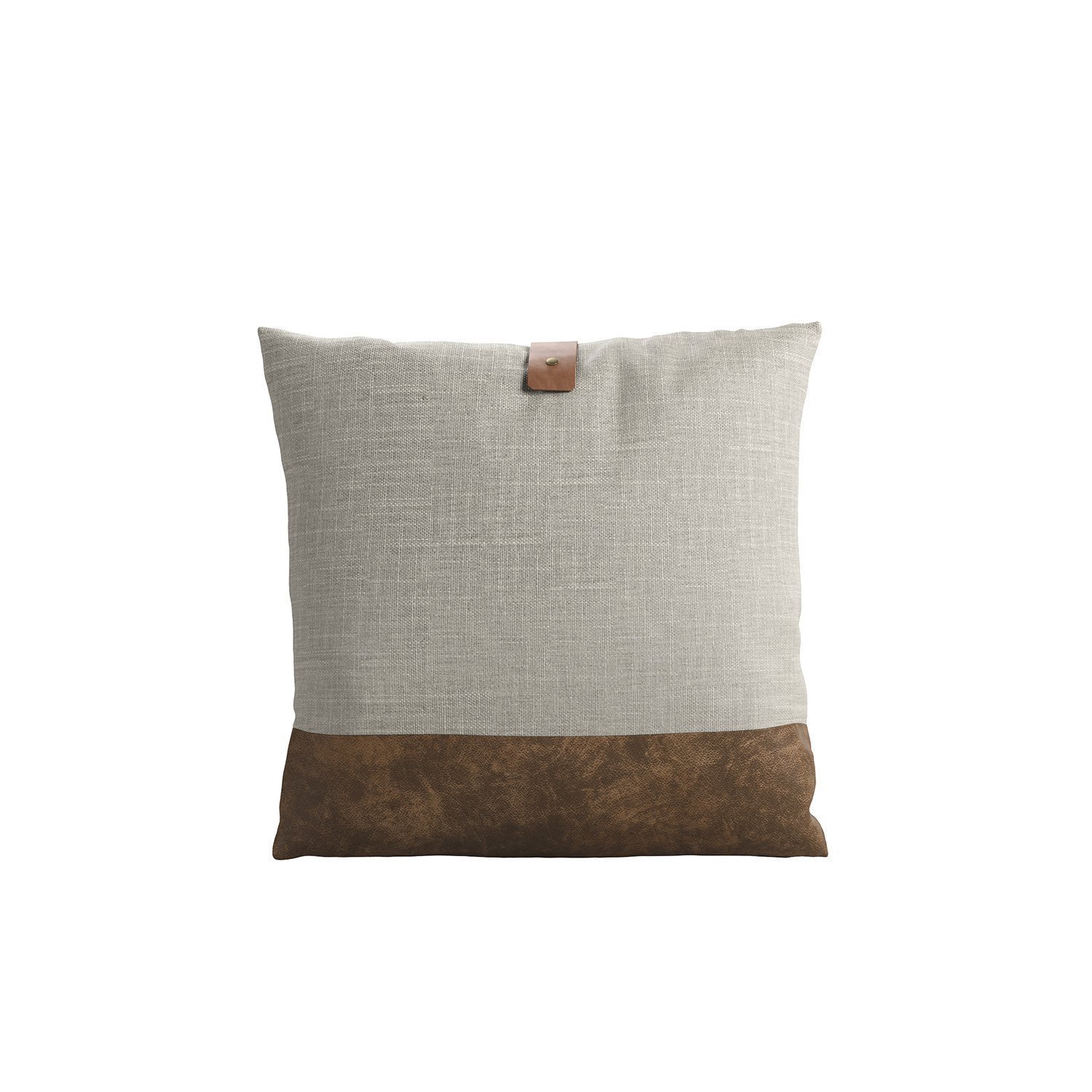 Almofada 50x50cm Em Linho Leme Alves Pereira Cru