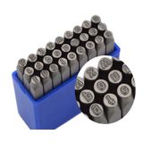 Kit De Perfurações De Carimbo De Mão De Metal Wokesi, Letras Minúsculas De 2 Mm