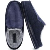 Chinelos Oncai Slipper Para Homens Com Mistura De Algodão Azul De Inverno 14