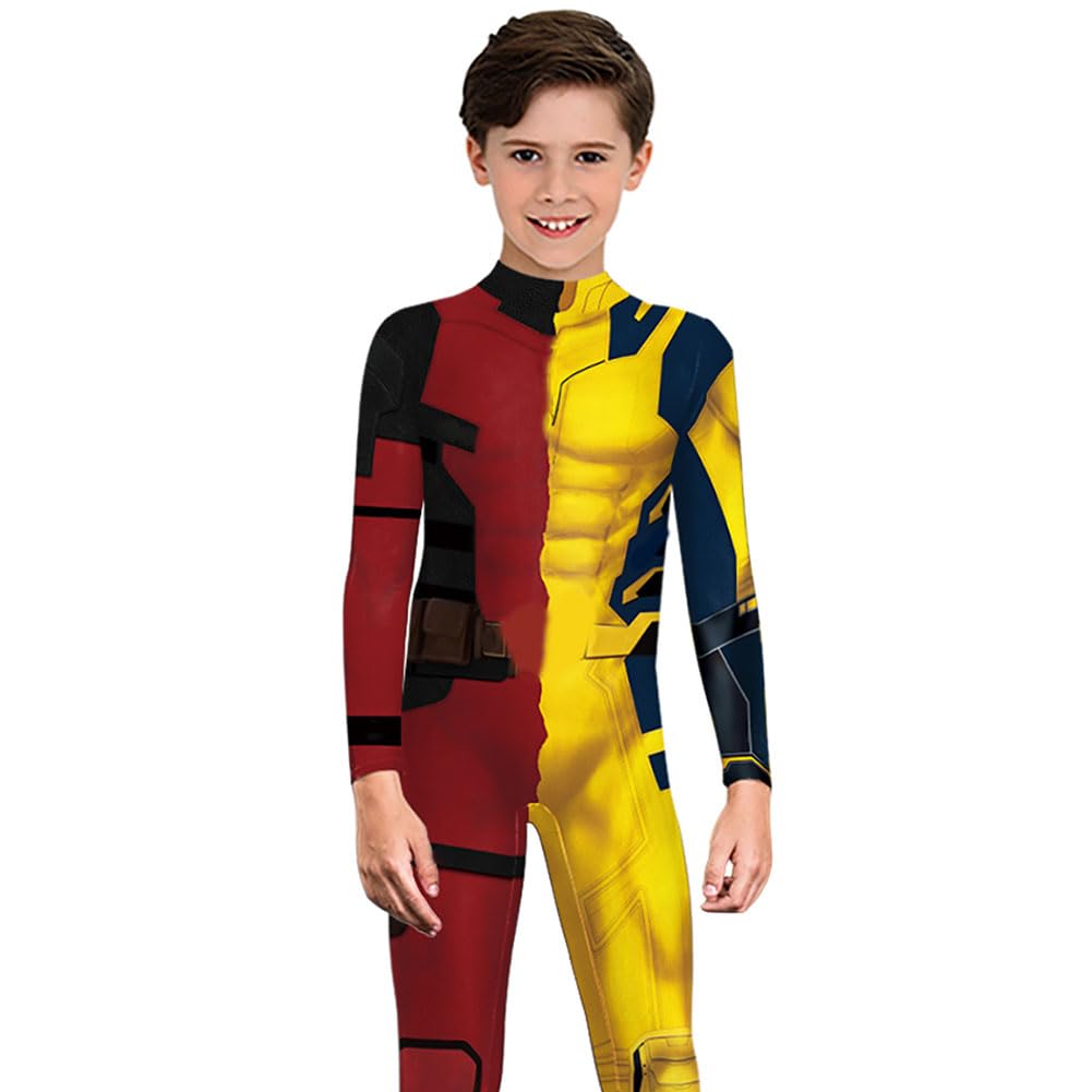 Traje De Cosplay: Macacão De Super-herói Imtzzo, Tamanho 130, Zentai