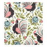 Tampa Magnética Para Lava-louças Naanle Ethnic Flower Rooster 23x26