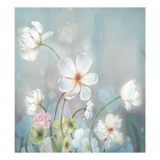 Tampa Magnética Para Lava-louças Naanle Blooming White Flowers 23x26