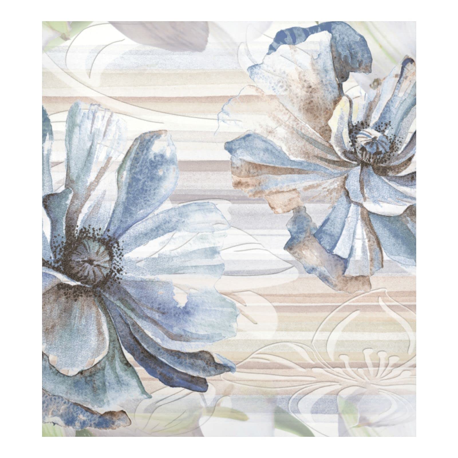 Capa Magnética Alaza Flower On Marble Art Para Lava-louças 58,42x66,04cm