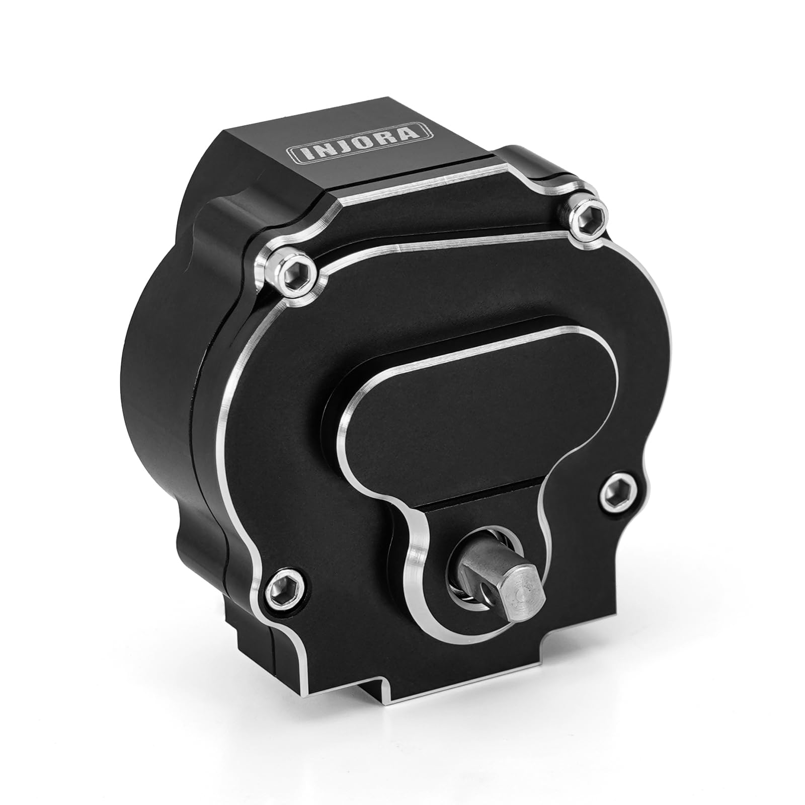 Transmissão Injora Cnc Alumínio 13:1 Para 1/18 Rc Crawler