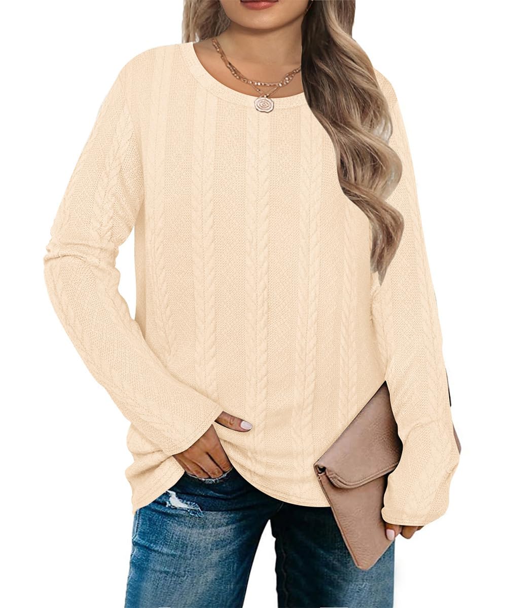 Top Ritera Plus Size, Suéter Leve, Branco, Feminino, 4gg