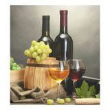 Capa Magnética Para Lava-louças Naanle Wine And Madre Uvas Design
