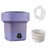 Máquina De Lavar Portátil Wesgen Foldable Mini Purple 6.5l