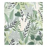 Tampa Magnética Para Lava-louças Naanle Hawaii Leaves 58x66cm