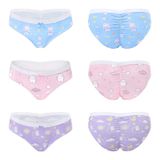Calcinhas Littleforbig Babydoll Dreamy Galaxy, Pacote Com 4 Unidades, S, Femininas