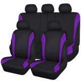 Conjunto Completo De Capas De Assento De Carro Flying Banner Black Purple Mesh