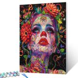 Kit Paint By Number Tucocoo Woman Strange Glamorous Portrait