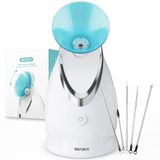Vaporizador Facial Ezbasics Ionic Warm Mist, Umidificador Azul, Pacote Com 1 Pacote