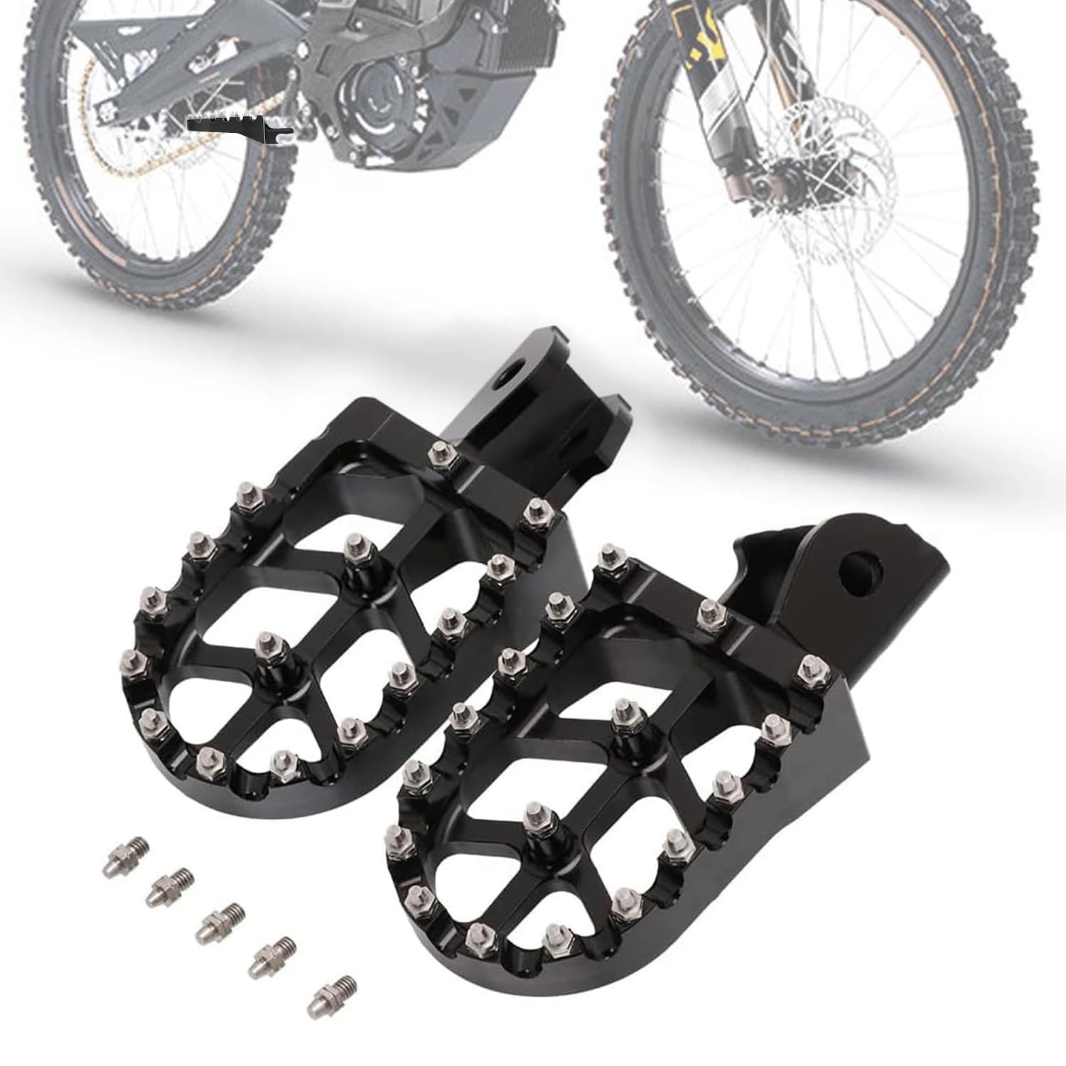 Pegadas De Motocicleta Iuvwisn Pinos De Pé Mais Largos Para Surron Sur Ron