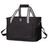 Bolsa Térmica Iknoe Large 24l Isolada À Prova De Vazamentos Preta 36-can