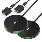 Carregador Magnético Sem Fio Wtuhu 15w Para Iphone Com Adaptador