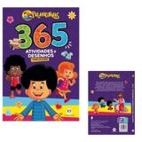 Livro 365 Atividades E Desenhos Para Colorir 3 Palavrinhas