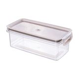 Pote Hermético Com Travas 890ml Plasútil Borracha Branco Marmita Fitness Empilhável Tampa Resistente