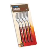 Jogo de Garfos Jumbo 4 Peças Inox Polywood Tramontina Mogno