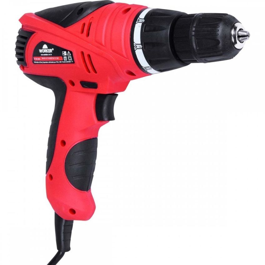 Furadeira Parafusadeira 3/8” 10mm 280w 220v Fpw300 Worker - imagem 3