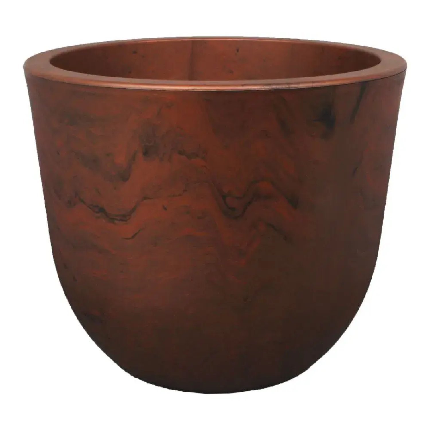 Vaso Concept Redondo N3 Japi Aço Corten