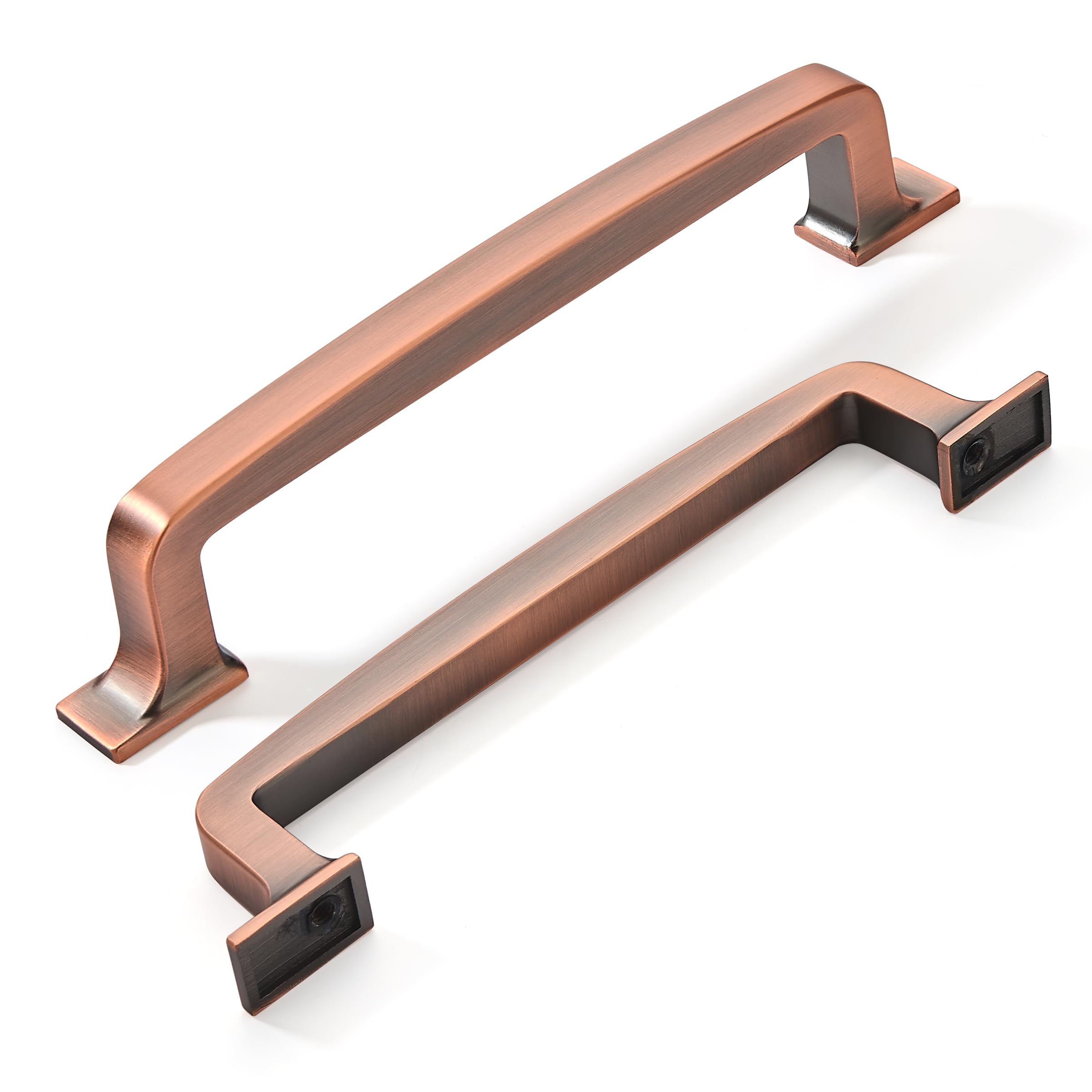 Cabinet Handles Khtumeware, Cobre Antigo Escovado, 5 Polegadas, Pacote Com 6