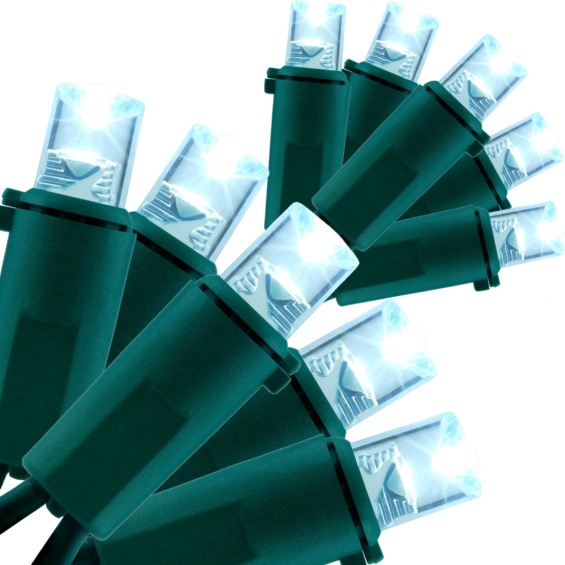 Luzes De Natal Led Yuletime Cool White 200 Unidades 15m X2