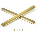 Edge Finger Pulls Satanga, Pacote De 2 Para Armários E Cozinha