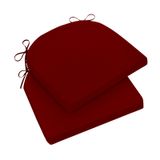 Conjunto De 2 Almofadas Para Cadeiras De Exterior Wellsin Patio