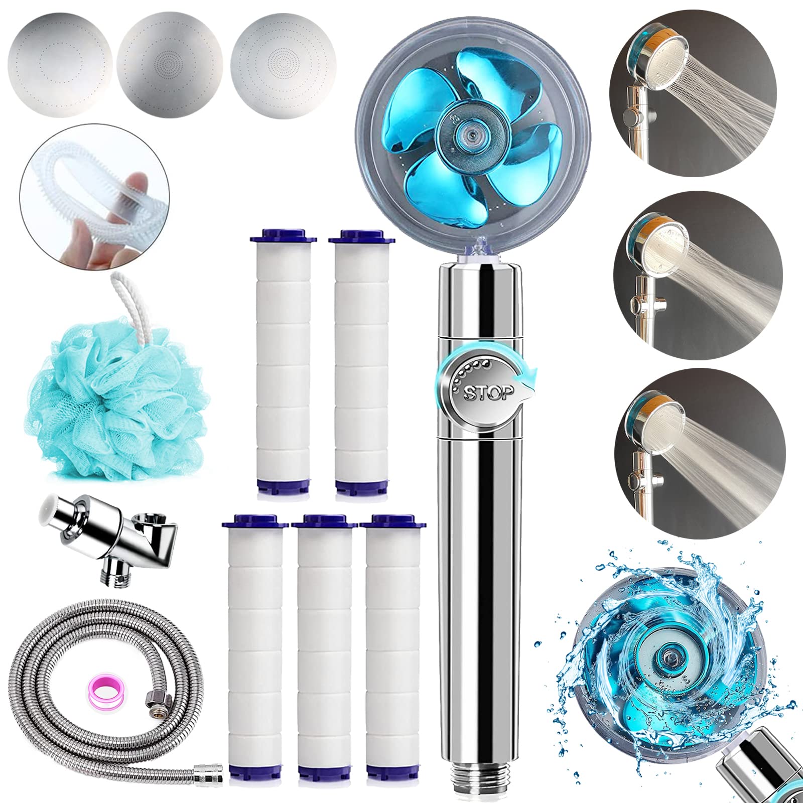 Cabeça De Chuveiro Besititli Upgrade Hydrojet High Pressure