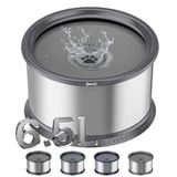 Tigela De Água Para Cães Twinsing 6,5 L/220 Onças De Aço Inoxidável