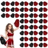 Folha Metálica Cheerleading Pom Poms Hanaive Com Alça De Plástico