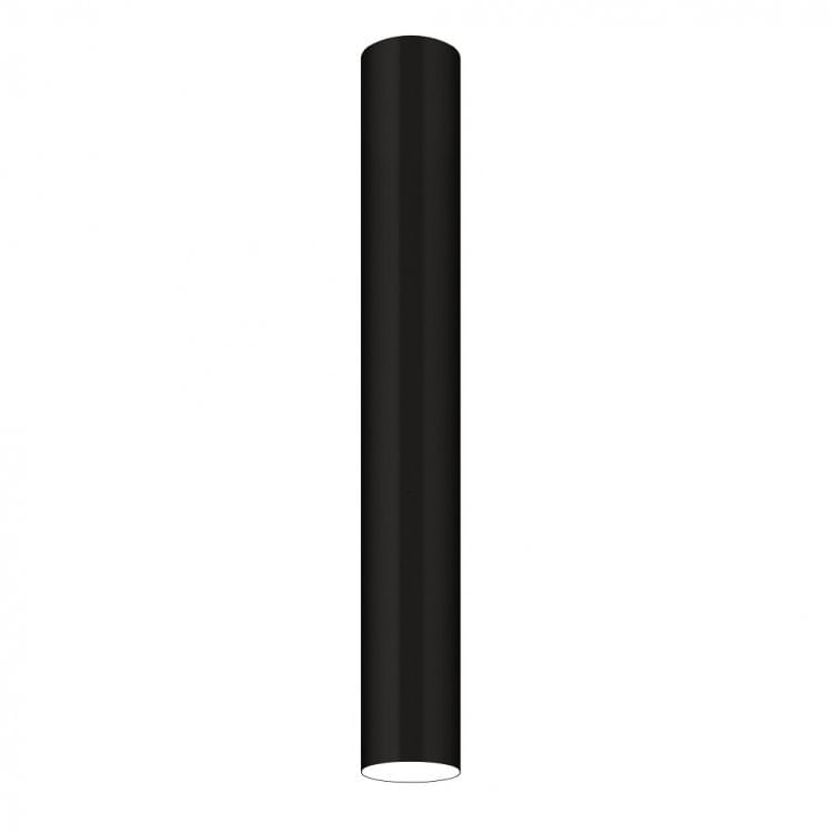 Plafon Viena Tubo 60cm Conti Iluminação Preto Fosco