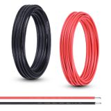 Fio Elétrico Shirbly 14 Awg Cobre Estanhado Vermelho E Preto 30m