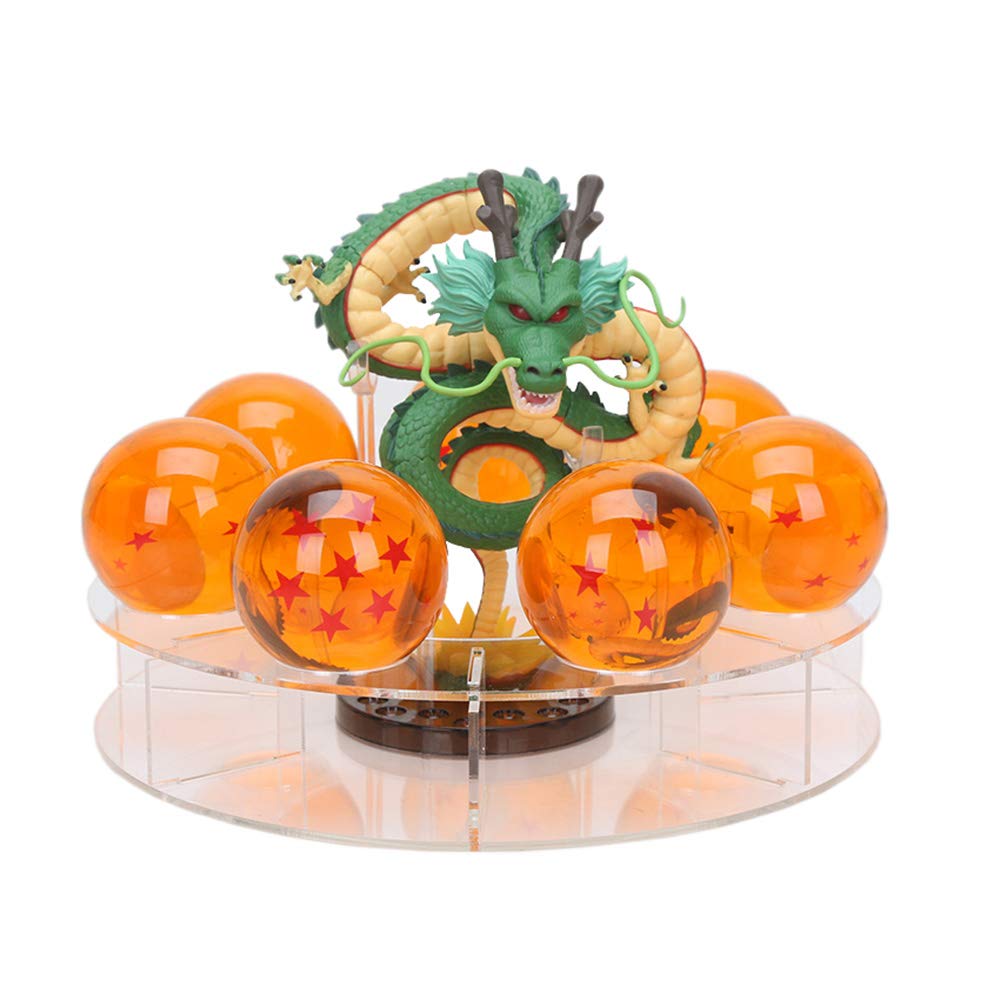Conjunto De Bonecos Mysika Resin Shenron Dragon Ball Com Bolas De Cristal