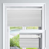 Persianas Celulares Sem Fio Lazblinds Blackout 21x48cm Prateadas