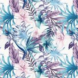 Papel De Parede Nukofal Purple Floral Peel And Stick 45 Cm X 10 M