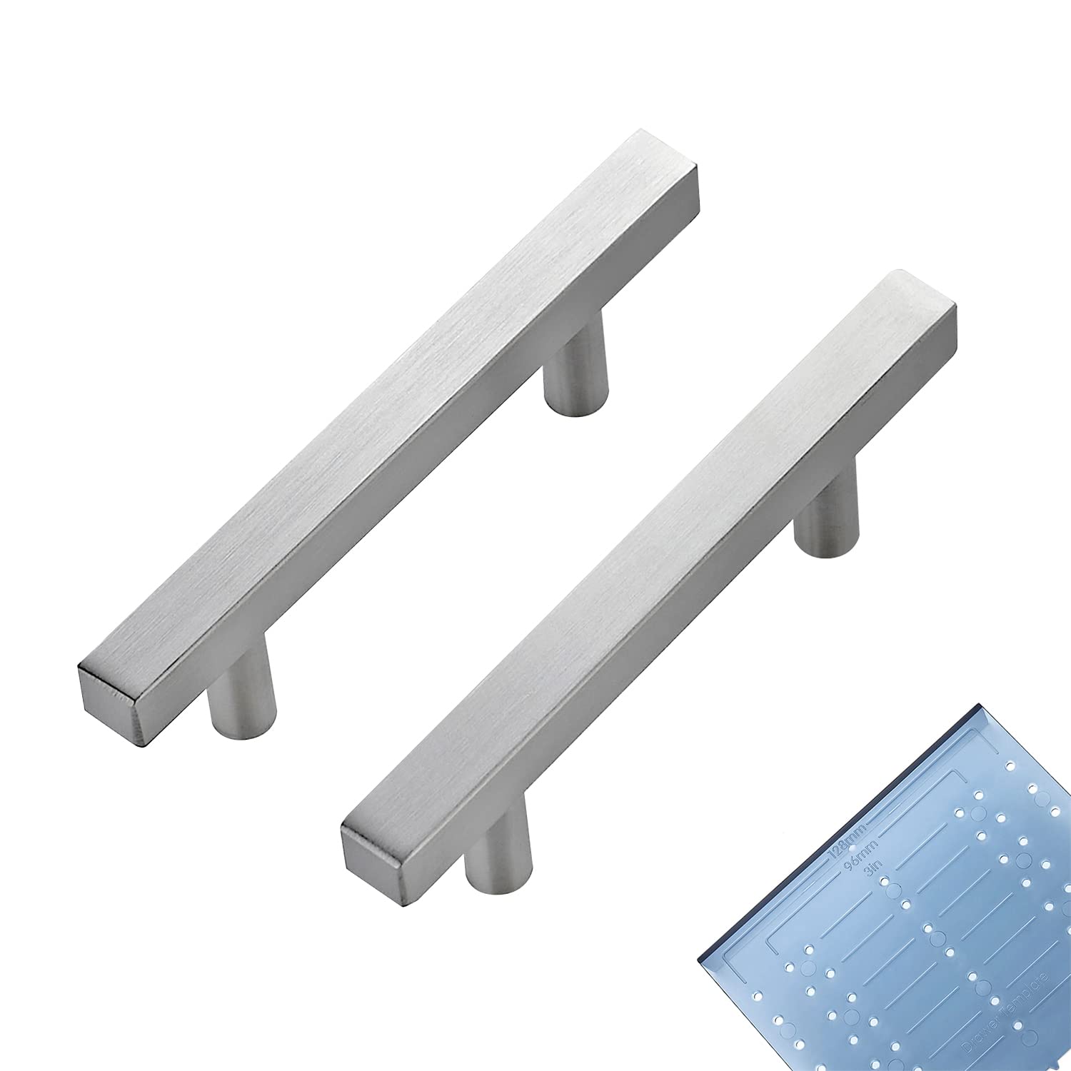 Cabinet Pulls Ravinte Em Aço Inoxidável De Níquel Escovado, Pacote Com 15