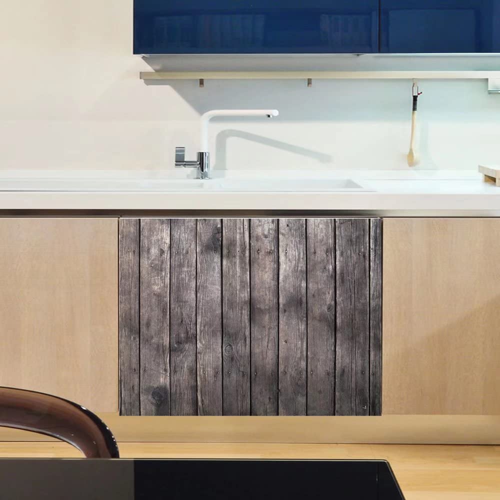 Adesivo Magnético Para Lava-louças Wood Door Reclaimed Barnwood