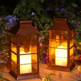 Lanterna Solar Ulmisfee Vintage Waterproof, Pacote Com 2