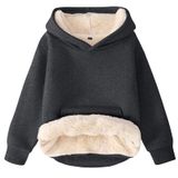 Moletom Flygo Unissex Para Meninos E Meninas Forrado De Lã Sherpa Winter S