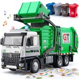 Brinquedo De Caminhão De Lixo Takgud 12 Big Trash Com Luzes E Sons