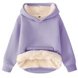 Moletom Flygo Unissex Para Meninos E Meninas Forrado De Lã Sherpa Winter