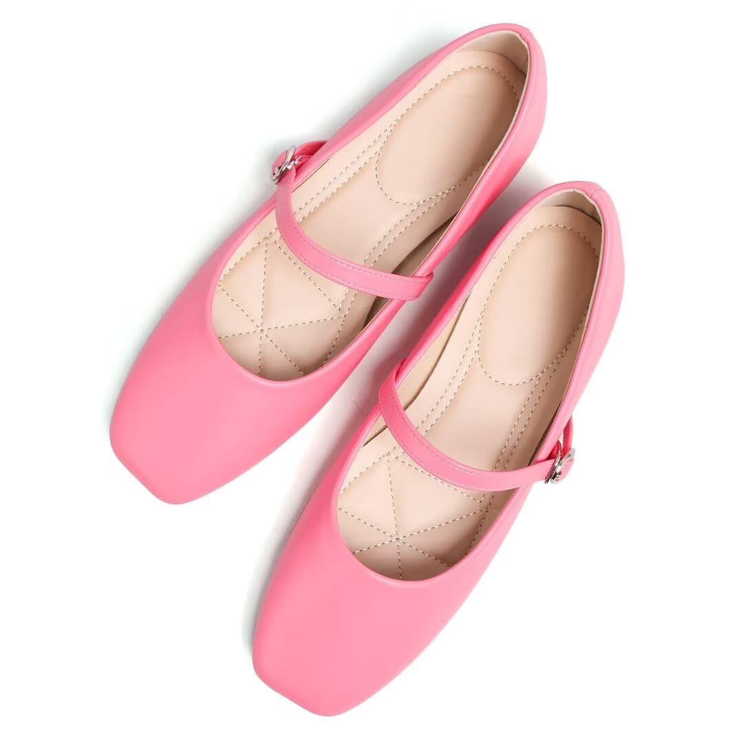 Sapatos Tn Tangnest Mary Jane Ballet Flats Femininos Rosa Tamanho 41