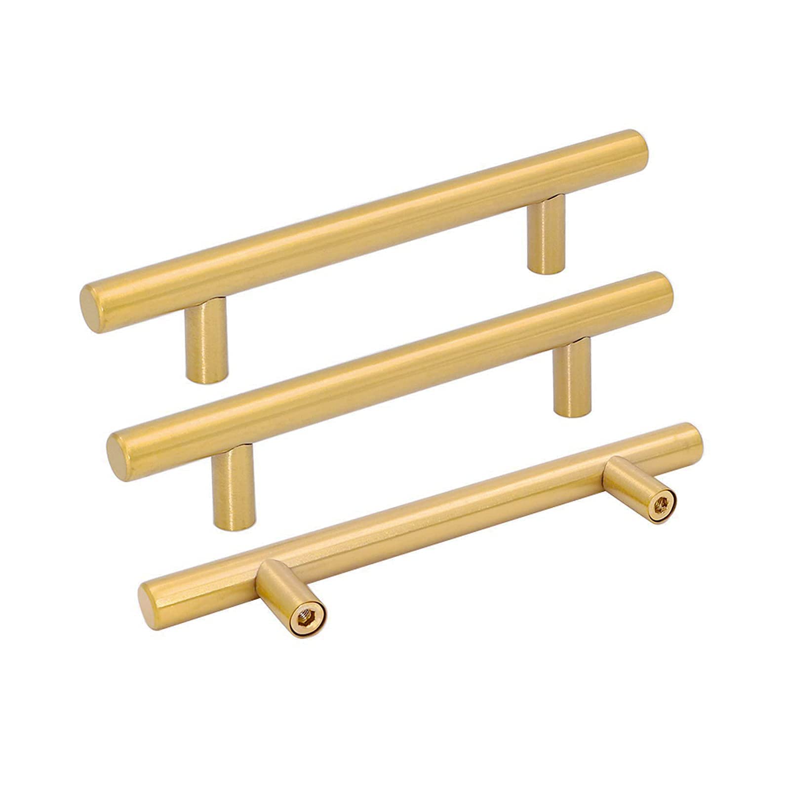 Cabinet Pull Handles Goldenwarm Ls201gd102 Gold Em Aço Inoxidável