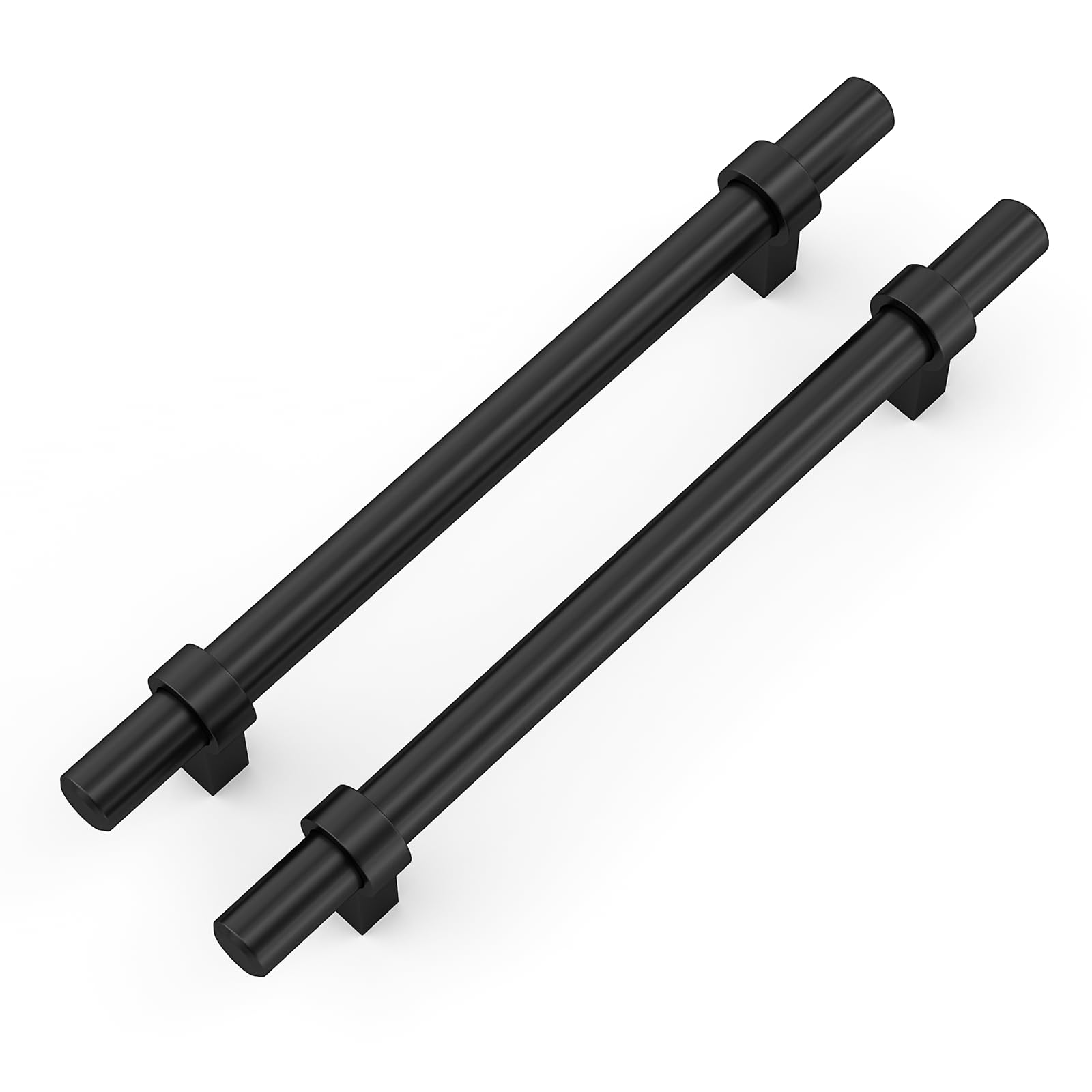 Cabinet Pulls Goldenwarm Lst16bk128, Preto Fosco, 128 Mm, Pacote 15
