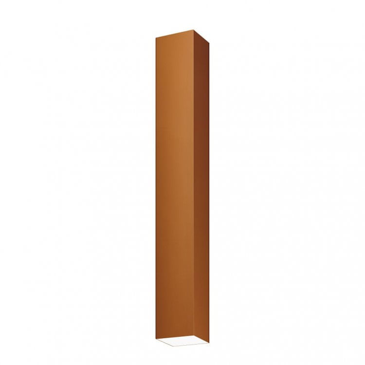 Plafon Viena Quadrado 60cm Conti Iluminação Cobre Fosco