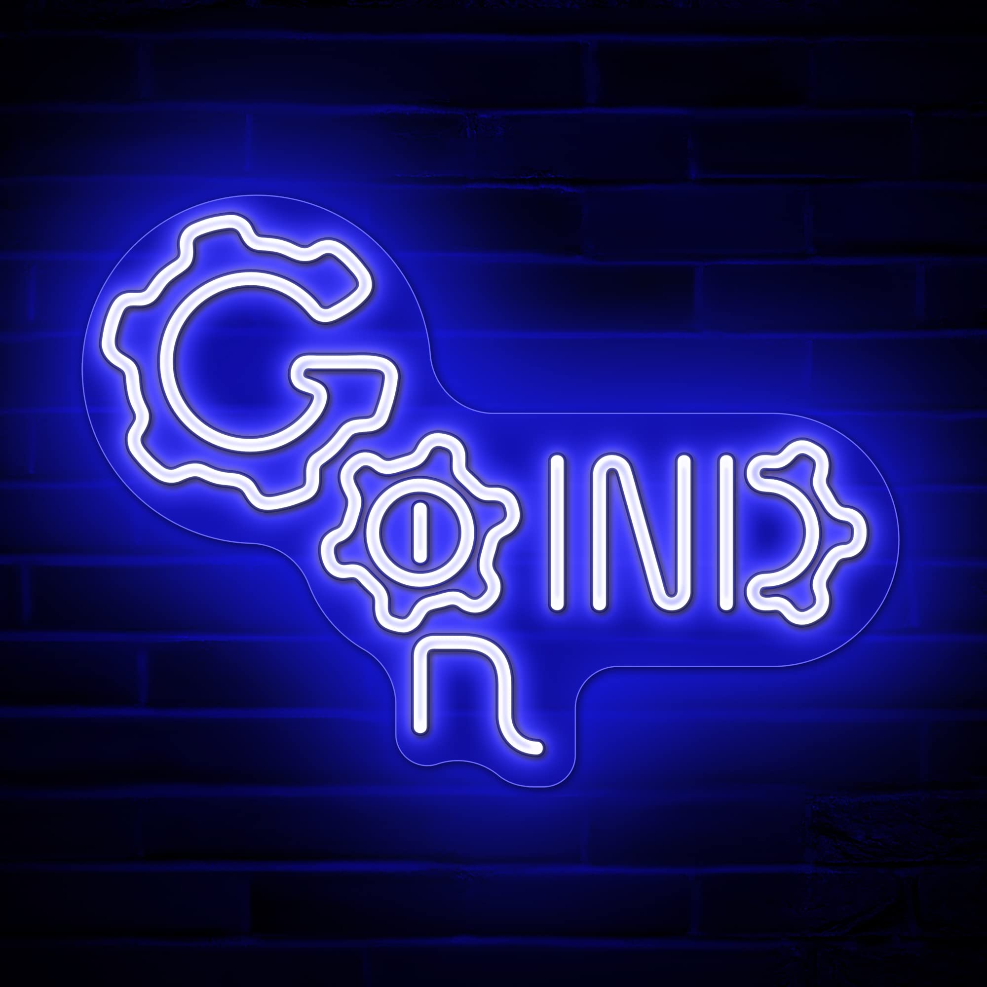 Neon Sign Lumoonosity Grind Gamer Alimentado Por Usb Para Sala De Jogos