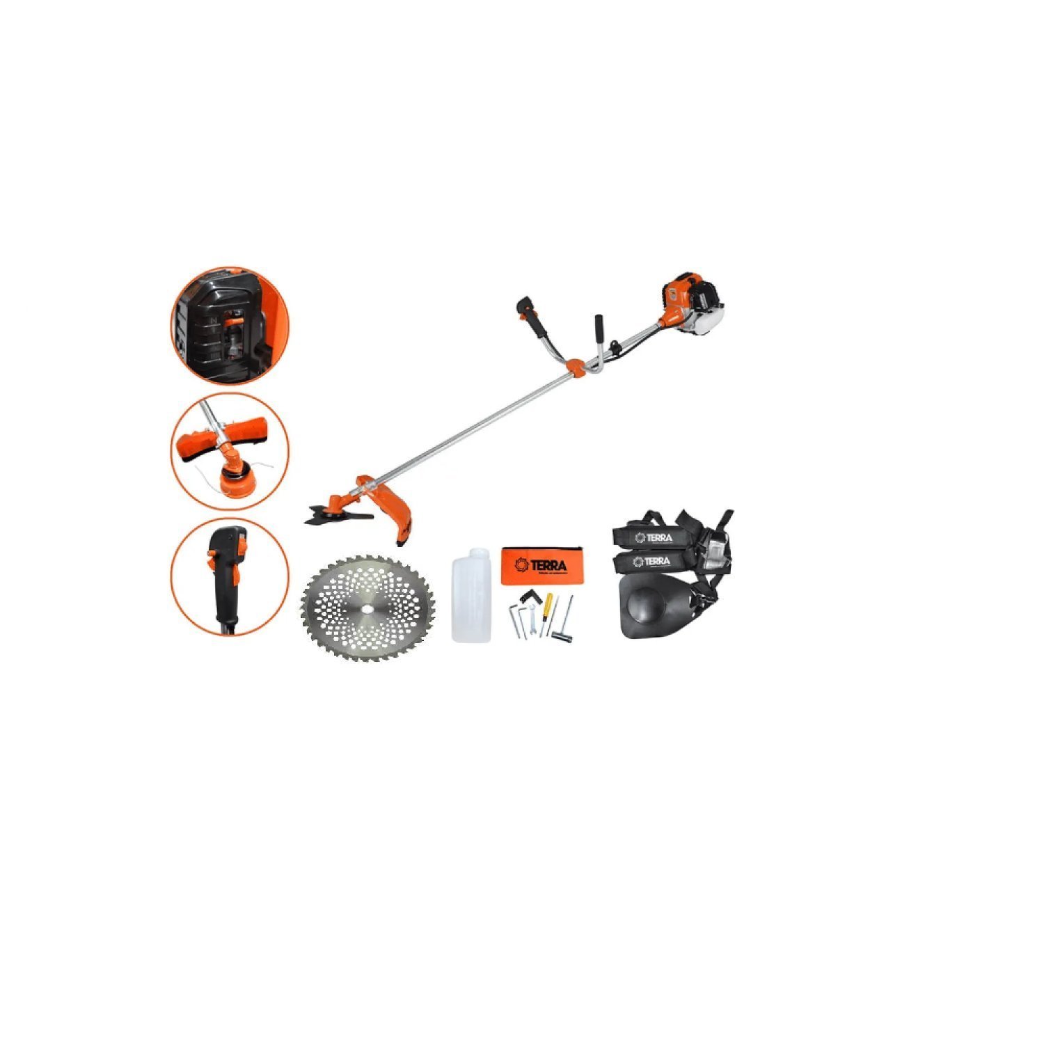 Roçadeira Profissional Gr520xp Terra Equipamentos - Carrefour