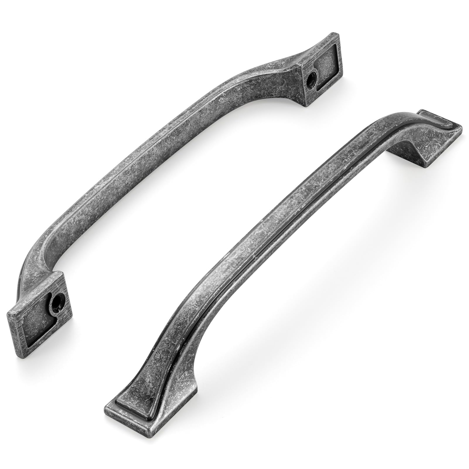 Cabinet Pull Koofizo Square Foot Craftsman Vintage Iron, Pacote Com 10